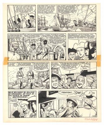 Victor Hubinon | Planche originale n°04 publiée dans Pilote n°267 - Mort ou vif - Barbe-Rouge | Daniel Maghen