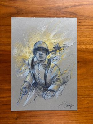 Stalner, Eric - 1 Original colour drawing - Albert Roche - 2025 | Catawiki