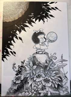 Nicolas Keramidas | Couverture original de l’EXPRESS avec MAFALDA | Les dessinateurs