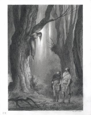Paul & Gaëtan Brizzi | Tristan et Iseult - Illustration originale C11 | Daniel Maghen