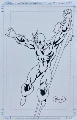 Mitton, Jean-Yves - 1 Original drawing - Mikros Universe - Mikros | Catawiki