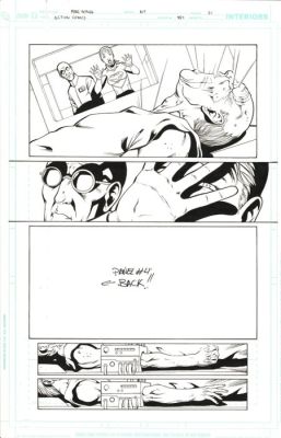 Pere Perez & Bit - 1 Original page - Action Comics - #884 | Catawiki