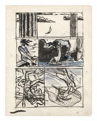 Paul Cuvelier | Recherche pour une planche | Daniel Maghen