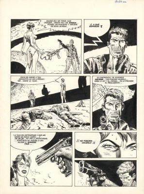 Jordi Bernet | Planche originale n°10 - Kraken | Daniel Maghen