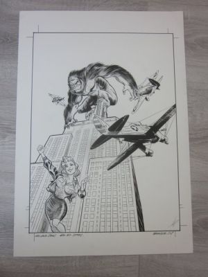 Herenguel, Eric - 1 Original drawing - Kong Crew - Festival de la bd d’Istres - 2019 | Catawiki