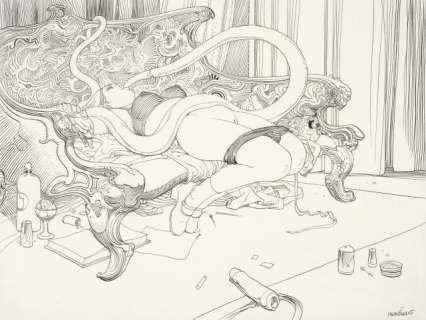 Moebius (Jean Giraud Dit) 1938-1912 | LES JARDINS D’ÉROS | Artcurial