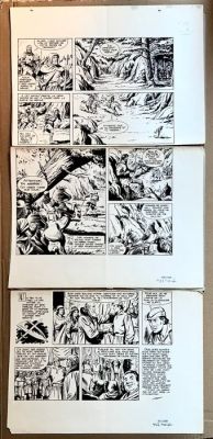 Arranz, Juan - 3 Page originale + 3 mises en couleur - Época - 1962 | Catawiki