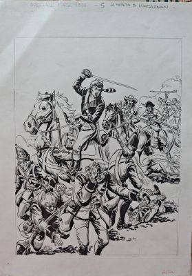 EsseGesse (Guzzon) - Original cover - Il Comandante Mark - La Spada di D’Artagnan - 1994 | Catawiki