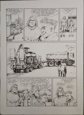 Faure, Michel - 1 Original page - La piste cavalière | Catawiki