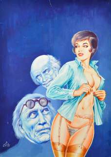 CHRIS. Angie. Gouache sur papier signée en bas Ã  gauche. H: 44 cm x L: 32 cm. [...] | Arthema Auction