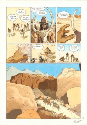 Christian Rossi | Planche originale n° 118 - Comanche Trail | Daniel Maghen