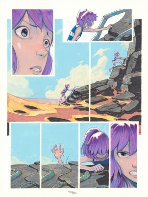Davide Tosello | Planche originale n°141 - Maison Croa Croa | Daniel Maghen