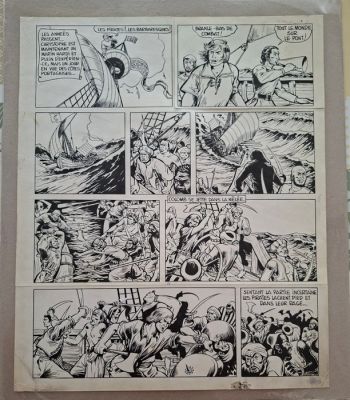 Lorg - 1 Original page - Christophe Colomb - 1992 | Catawiki