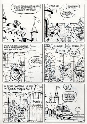 Fabrice Erre | Planche originale "Réseau-boulot-dodo" (Fluide gl... | Les dessinateurs