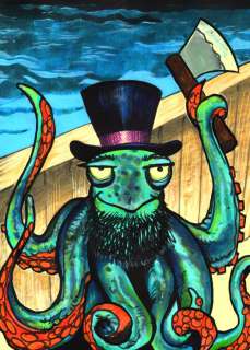 Simon Bisley – Andy Brown – Salty Dogs Card art – Paint – Abraham Inklon