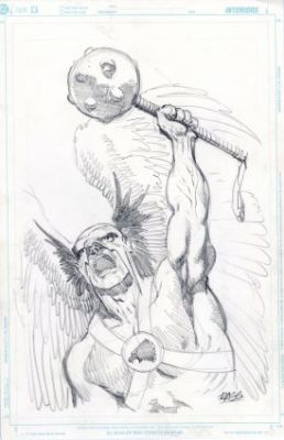 Morales, Rags - HAWKMAN Illustration | ComicConnect