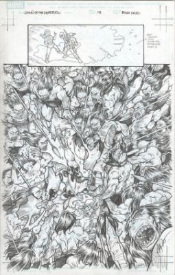 Dazo, Bong - DEADPOOL: MERC WITH A MOUTH (2009) #1 Half Splash