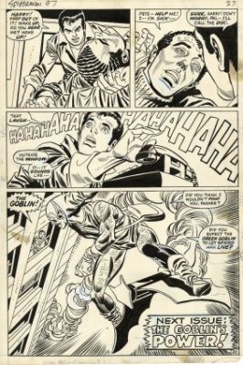 Kane, Gil - AMAZING SPIDER-MAN (1963-98; 2003-13) #97 Half Splash | ComicConnect