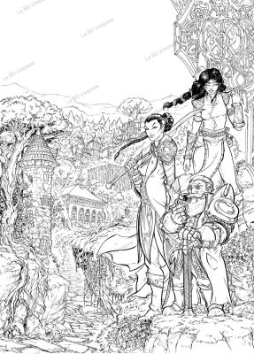 Paolo Deplano | Dessin Original Affiche Chaville en BD 2025 | La BD s’expose