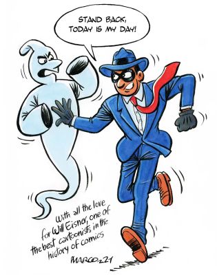 Joan C. Marco | Original drawing – Spirit – Marco | Origin Of Comics