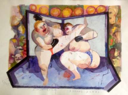 Breccia, Enrique | original unpublished illustration "Nueva York"  - (2007) | Catawiki