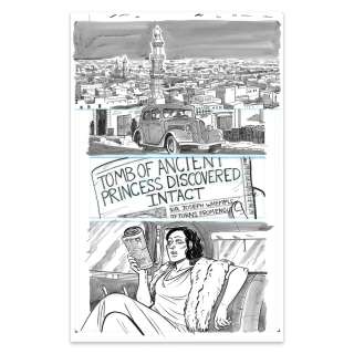 Faith Erin Hicks | Universal Monsters: The Mummy - Issue 02 Page 1 | Faith Erin Hicks