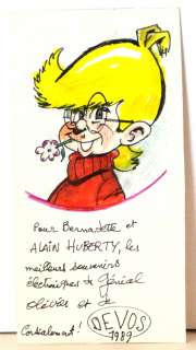 Devos - Génial Olivier - dessin Dessin signé par Devos Ã  l’encre et Ã  l’aquarelle [...] | Arthema Auction