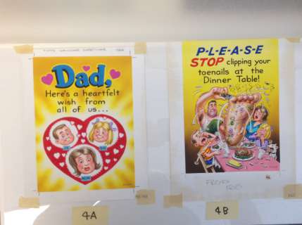 John Pound | Gruesome Greetings Original Artwork From Topps Chewing Gum 1992 | ComicArtFans Classifieds