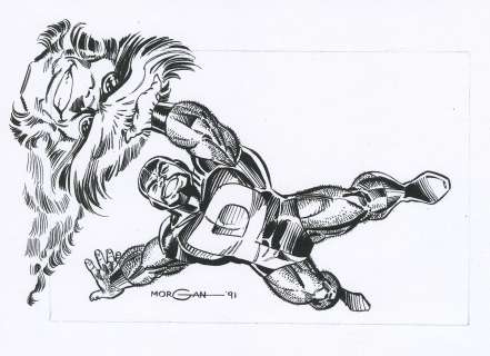 Tom Morgan | 1991 CONVENTION PROGRAM COVER ART  | Tri-State Original Art