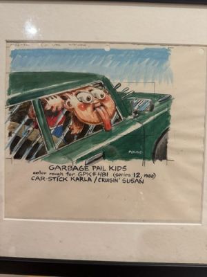 Garbage Pail Kid Original Artwork Rough , 1988 Cruisin Susan By John Pound | eBay Europe
