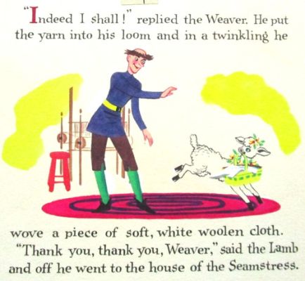 1968 MARY’S LITTLE LAMB DOLLIE TINGLE ORIGINAL drawing art BOOK PAINTING scarf | eBay US (Buy It Now)