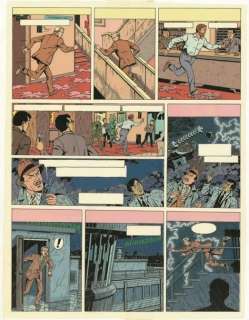 Jacobs. Mise en couleurs Blake et Mortimer | BDEnchères