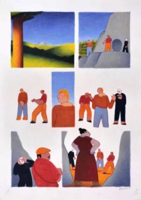 Pierre Dawance | Pour qui sonne le glas | La Galerie de la Bande Dessinée