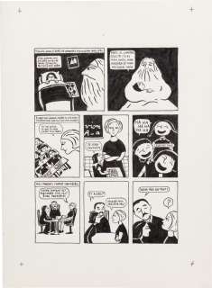 Marjane Satrapi | Persepolis (Original Book Art, page 6) | Sotheby’s