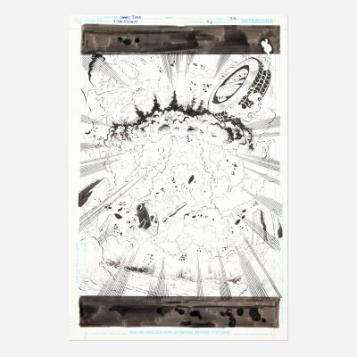 Lot 306 - Jamal Igle and Keith Champagne, Firestorm #23 Story Page 22 Original Art (DC Comics, 2006) | Landry Pop Auctions