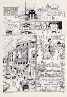 Grenson | Carland Cross, planche n°45 à l’encre de Chine… | AZ auction