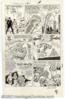 Jack Kirby and Dick Ayers - Original Art for Fantastic Four #14, page 4 (Marvel, 1962). The entire team is - | Heritage