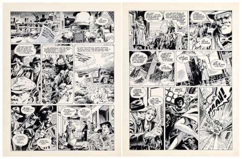 Parras | Les Inoxydables, planches n°6 et 7 à l’encre de… | AZ auction