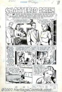 Sid Greene and John Celardo - Original Art for New Romances #15, Complete 8-page Story "Shattered Dream" - | Heritage