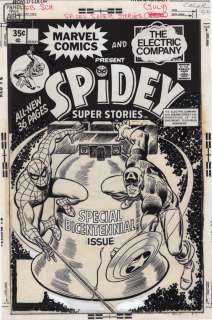 John Romita Sr - Spidey Super Stories 17 Cover