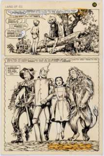 Alfredo Alcala Marvel Treasury of Oz #1 Story Page 13 Original Art (Marvel, 1975). Marvel’s Oz comics had - | Heritage