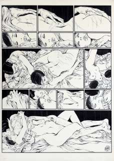 Crepax | Histoire d’O, planche n°75 à l’encre de Chine… | AZ auction