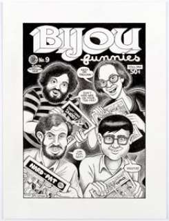 Jay Lynch Bijou Funnies #9 Cover Original Art (c. 2010s). Straight from the artist: "I drew this maybe to - | Heritage