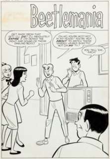 Samm Schwartz and Marty Epp Archie’s Pals ’n’ Gals #29 Complete 20-Page Story Beatles Inspired Original Art - | Heritage