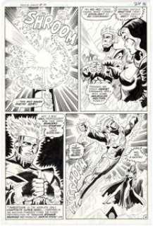 Dick Dillin and Frank McLaughlin Justice League of America #180 Firestorm Original Art (DC, 1980). Firestorm - - | Heritage