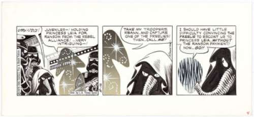 Russ Manning Star Wars Daily Comic Strip Original Art dated 8-16-79 (L.A. Times Syndicate, 1979). Stormtroopers - | Heritage