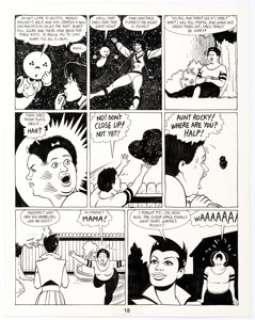 Jaime Hernandez Love and Rockets #12 Story Page 13 Original Art (Fantagraphics, 1985). From the story - | Heritage