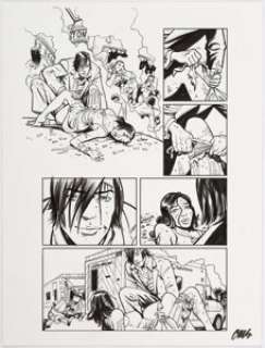 Simon Gane and Cameron Stewart Vinyl Underground #5 Story Page 13 Original Art (DC/Vertigo, ...