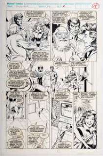 Alan Davis and Mark Farmer Excalibur #64 Story Page 11 Kitty Pryde and Nightcrawler Original... | Heritage