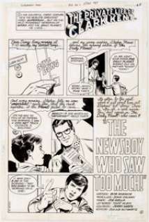 John Calnan and Joe Giella Superman Family #212 Partial Story Original Art Group of 3 (DC, 1981). "The - | Heritage